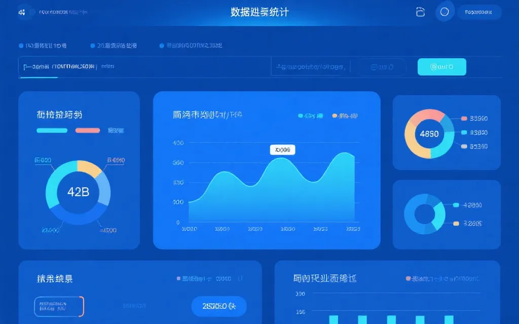 数据统计与图文直播界面